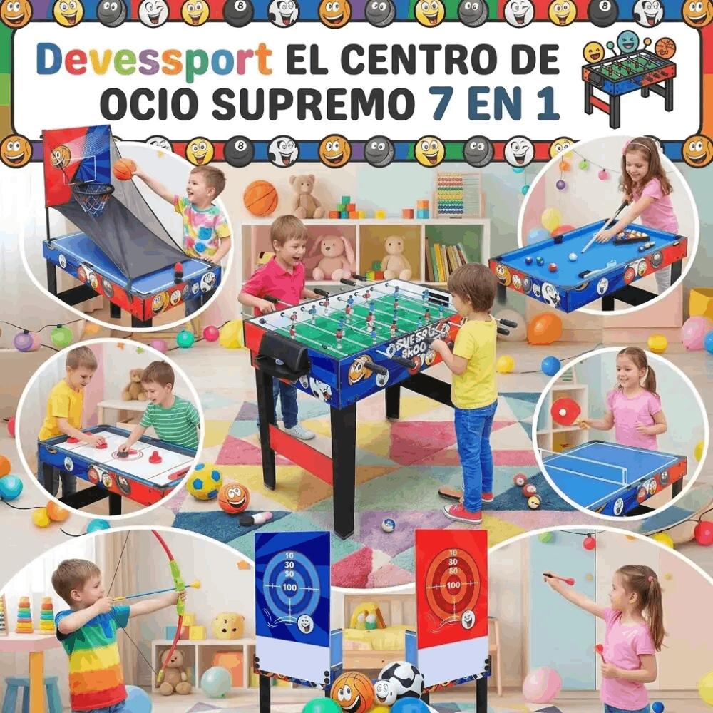 Devessport Multijuegos Infantil 7 en 1 Super Shooter 5/7