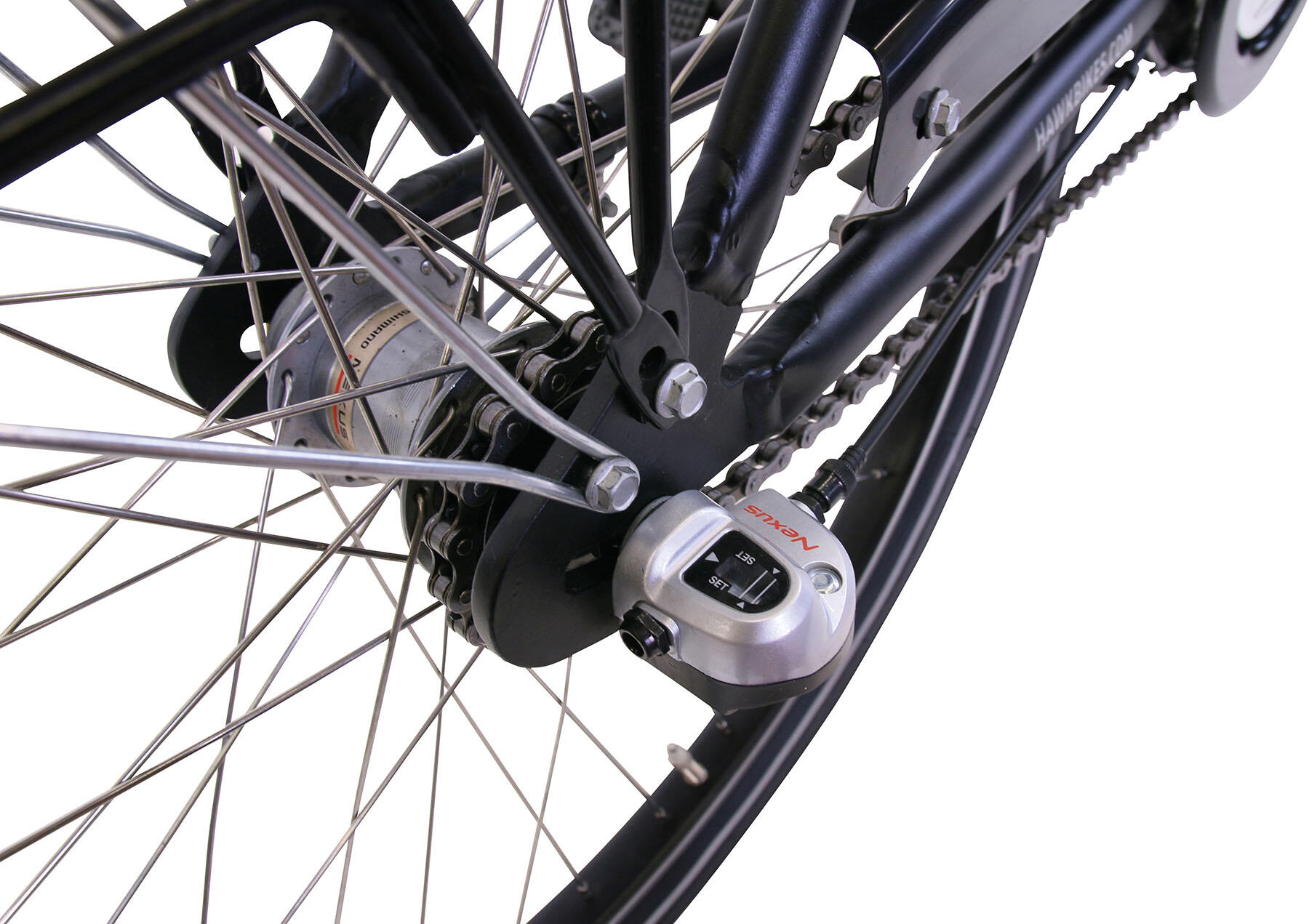 City Comfort Premium Fahrrad Black 3-Gang 26 Zoll 6/7