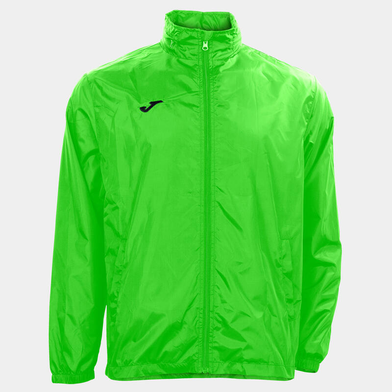 Chubasquero Fútbol Hombre Joma Iris Verde Flúor