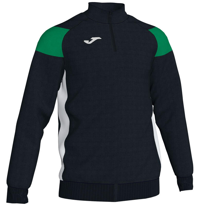 Sudadera Hombre Joma Crew iii negro verde blanco