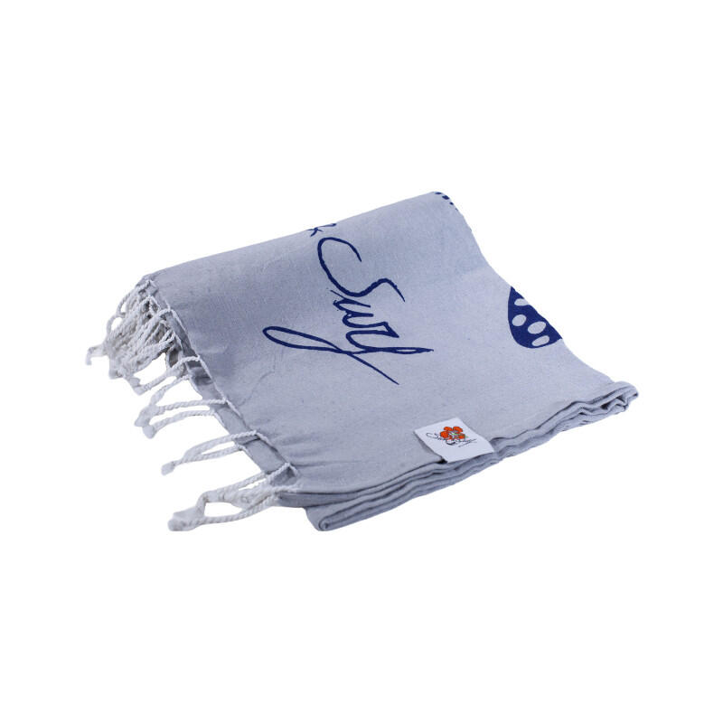 BEDRUCKTES FOUTA - FISCHE 2/4