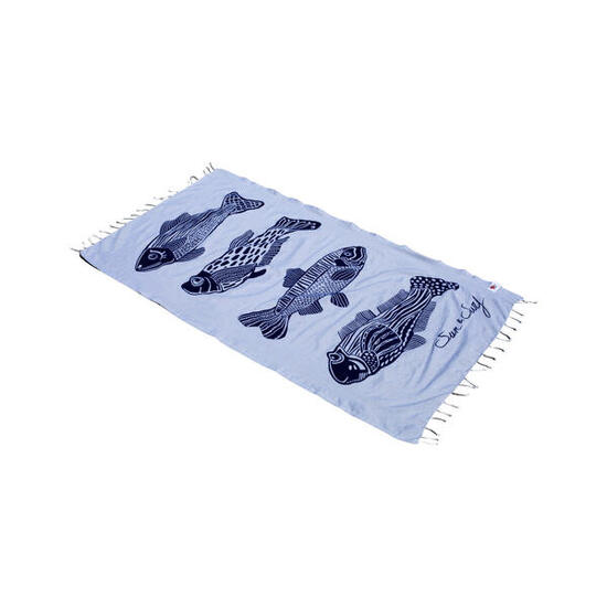 FOUTA IMPRIMÉ - POISSONS