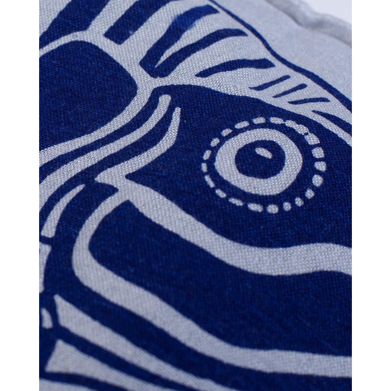 BEDRUCKTES FOUTA - FISCHE 4/4