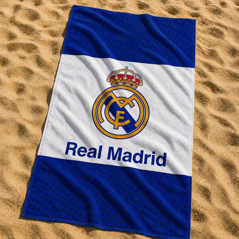 Real Madrid gestreepte handdoek - 2025-26 2/2