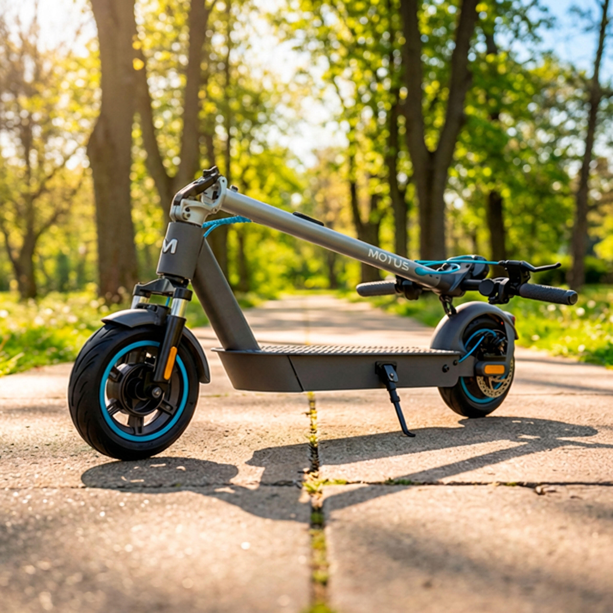 Trottinette électrique Motus Scooty 10 Pro 600W 15Ah 70km NFC LED, suspension 3/8