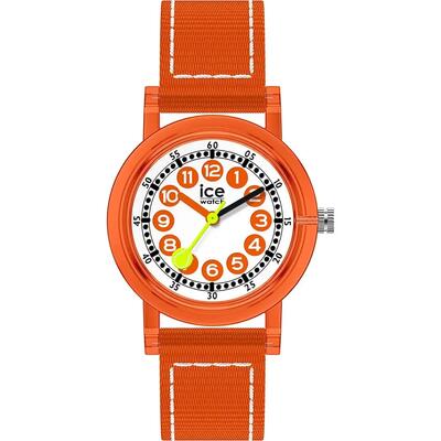 Ice watch analoog horloge oranje/wit 026016