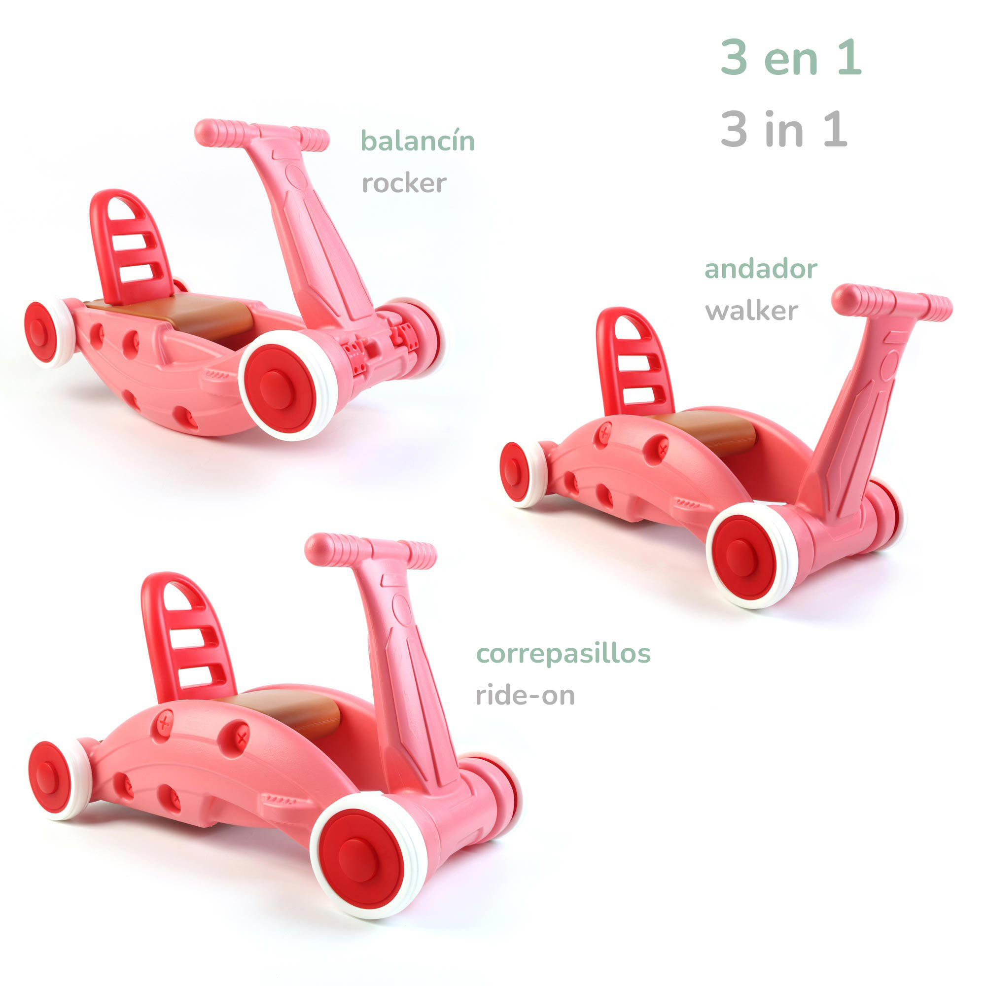 Correpasillos 3 en 1 Robincool Children 62,5x32x38 cm 3/5
