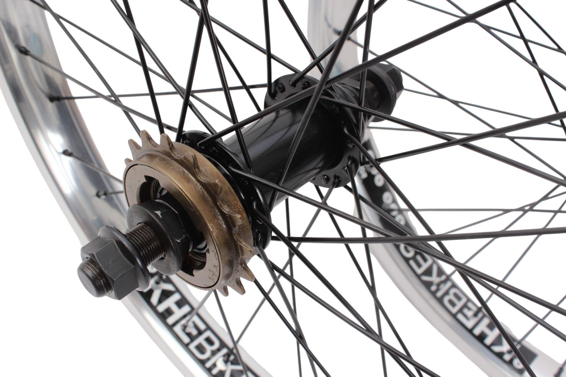 Paire de roues BMX KHE PRISM 20 pouces argent 3/7