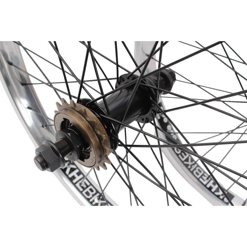 Set roți BMX KHE PRISM 20 inch argintiu