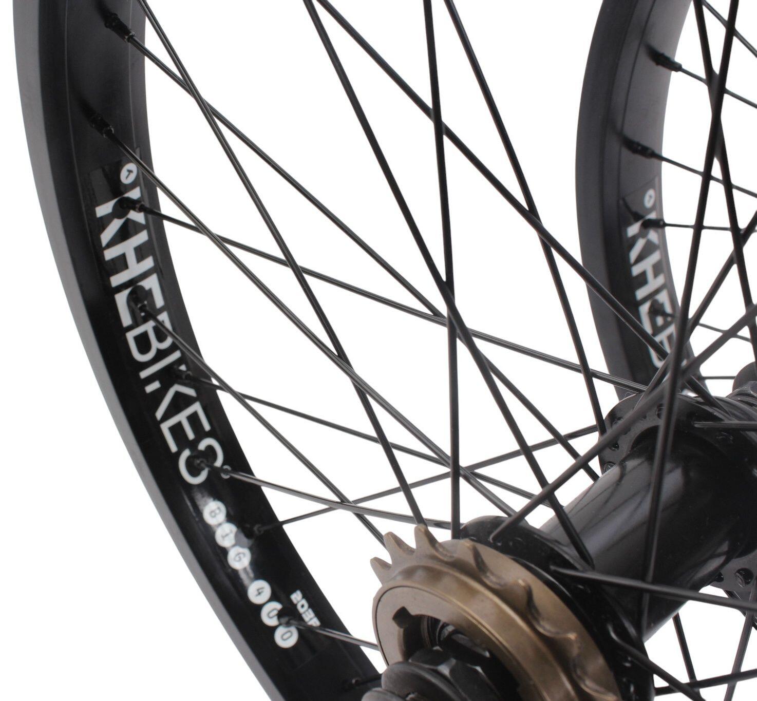 Paire de roues BMX KHE PRISM 20 pouces noire 2/7