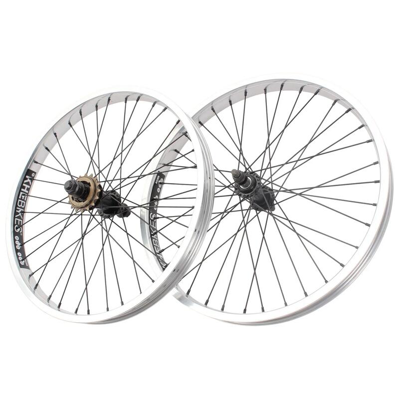 Set roți BMX KHE PRISM 20 inch argintiu