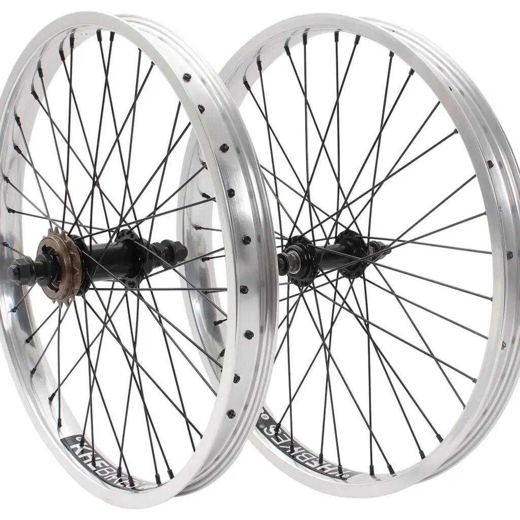 BMX wheelset KHE PRISM 20 inch silver