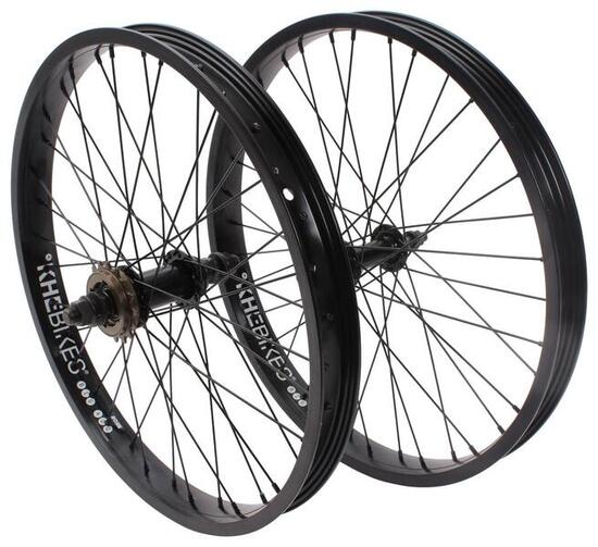 BMX wielset KHE PRISM 20 inch zwart