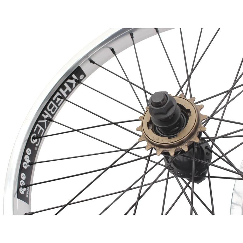 Set roți BMX KHE PRISM 20 inch argintiu