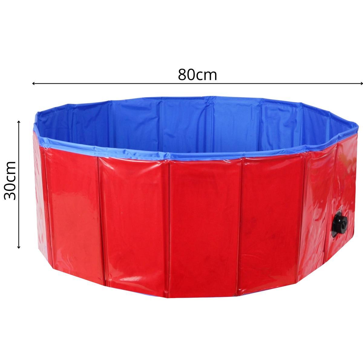 Basen dla psa 80X30CM składany 4/7