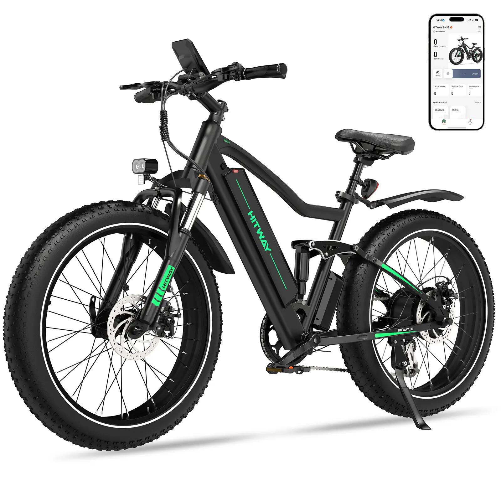 Vélo Électrique Fat Bike 26x4.0 250W Autonomie 80KM BK9S 1/7