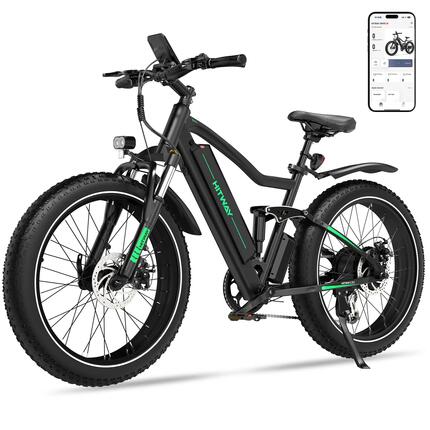 Vélo Électrique Fat Bike 26x4.0 250W Autonomie 80KM BK9S