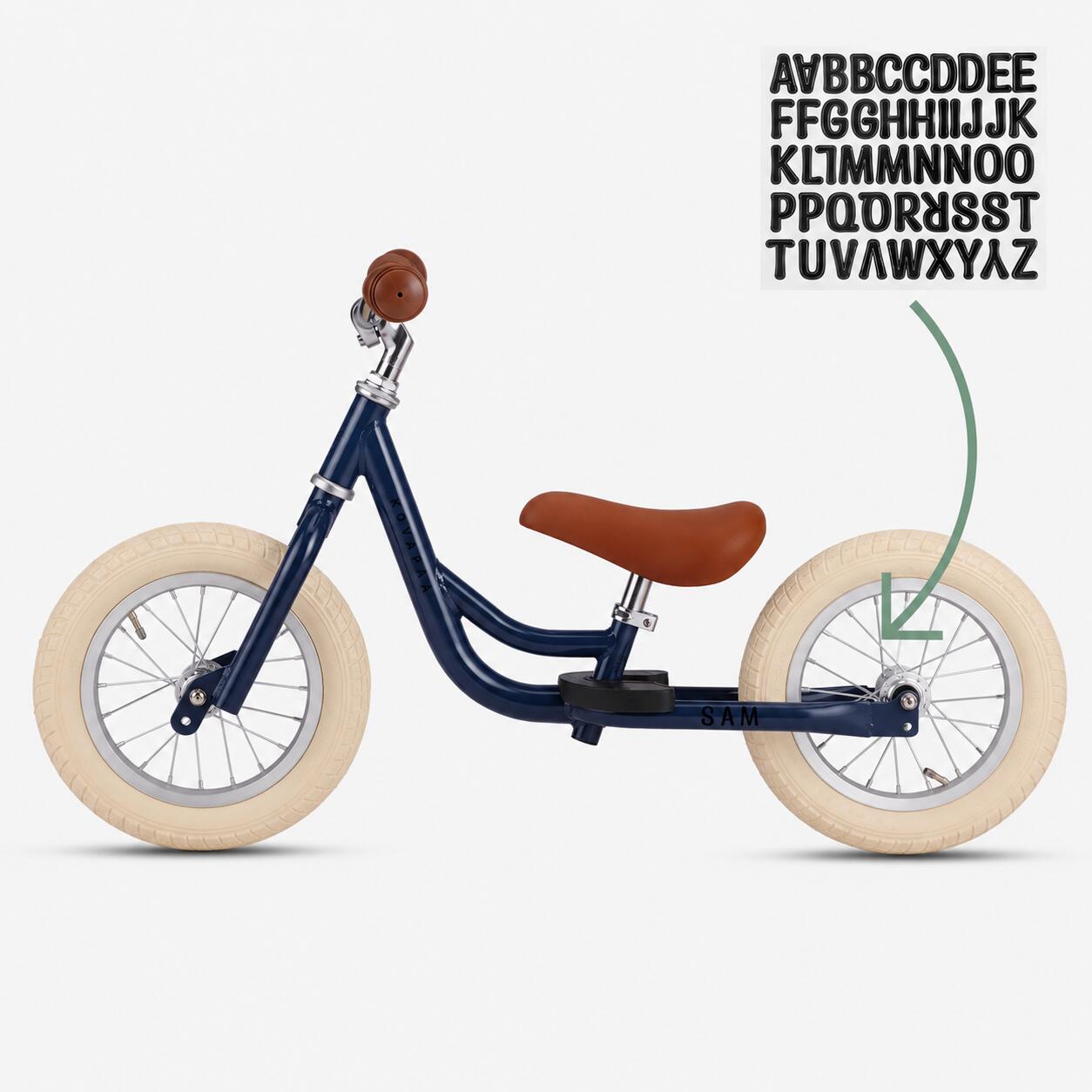 draisienne et tricycle 2-en-1 avec barre de poussée – Draisienne – Blau 6/7