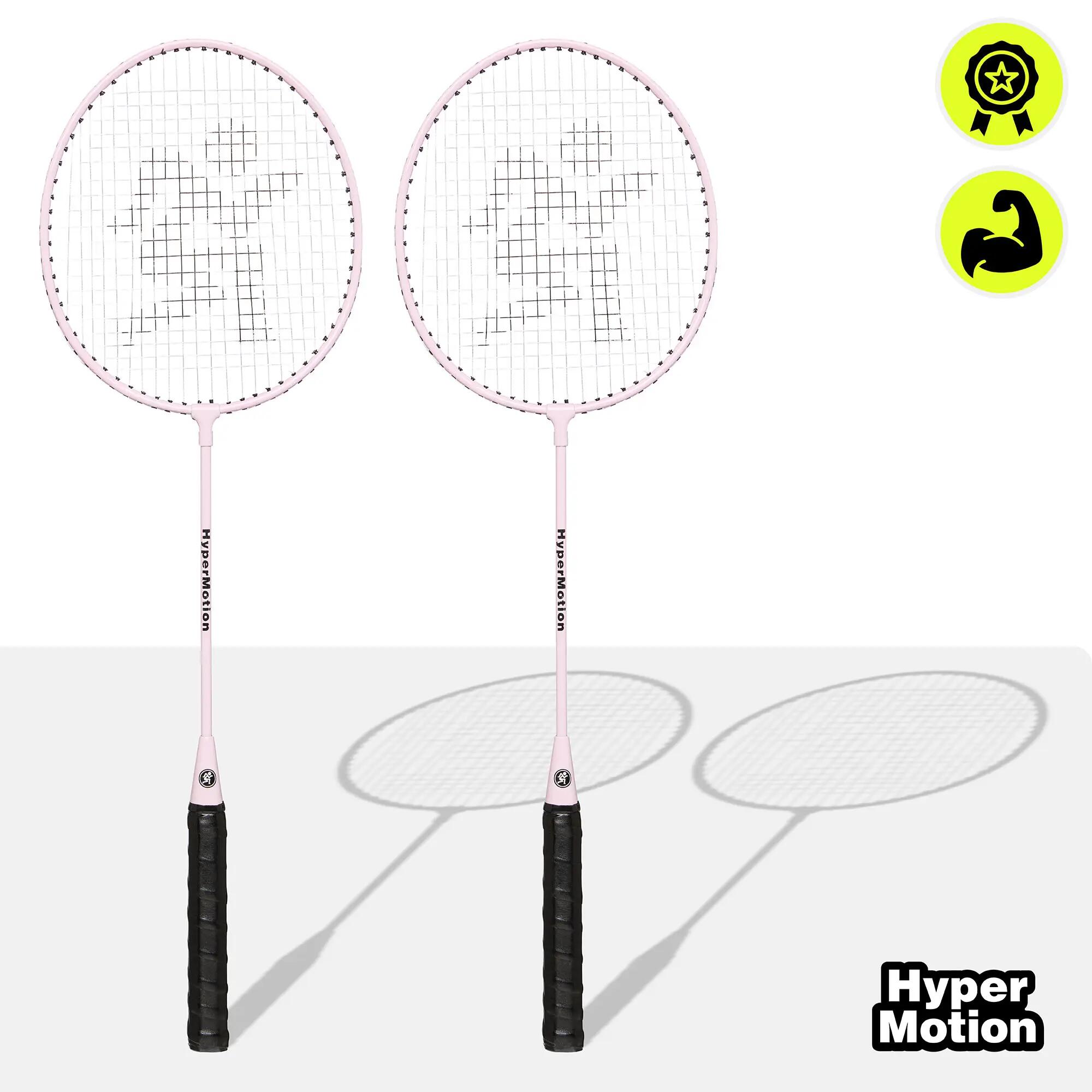 Badmintonová sada HyperMotion pro 2 hráče se dvěma ocelovými raketami 6/7
