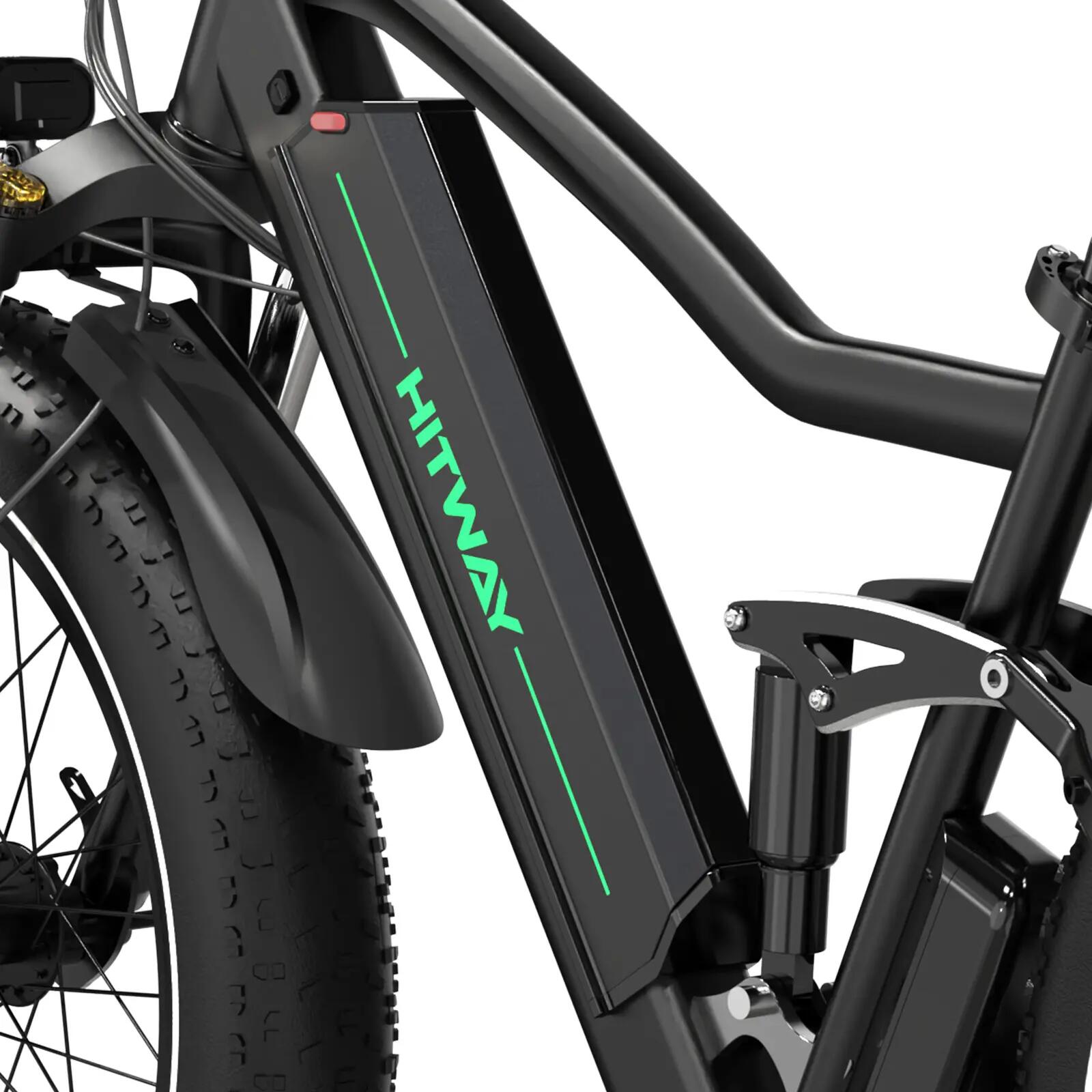 Vélo Électrique Fat Bike 26x4.0 250W Autonomie 80KM BK9S 6/7