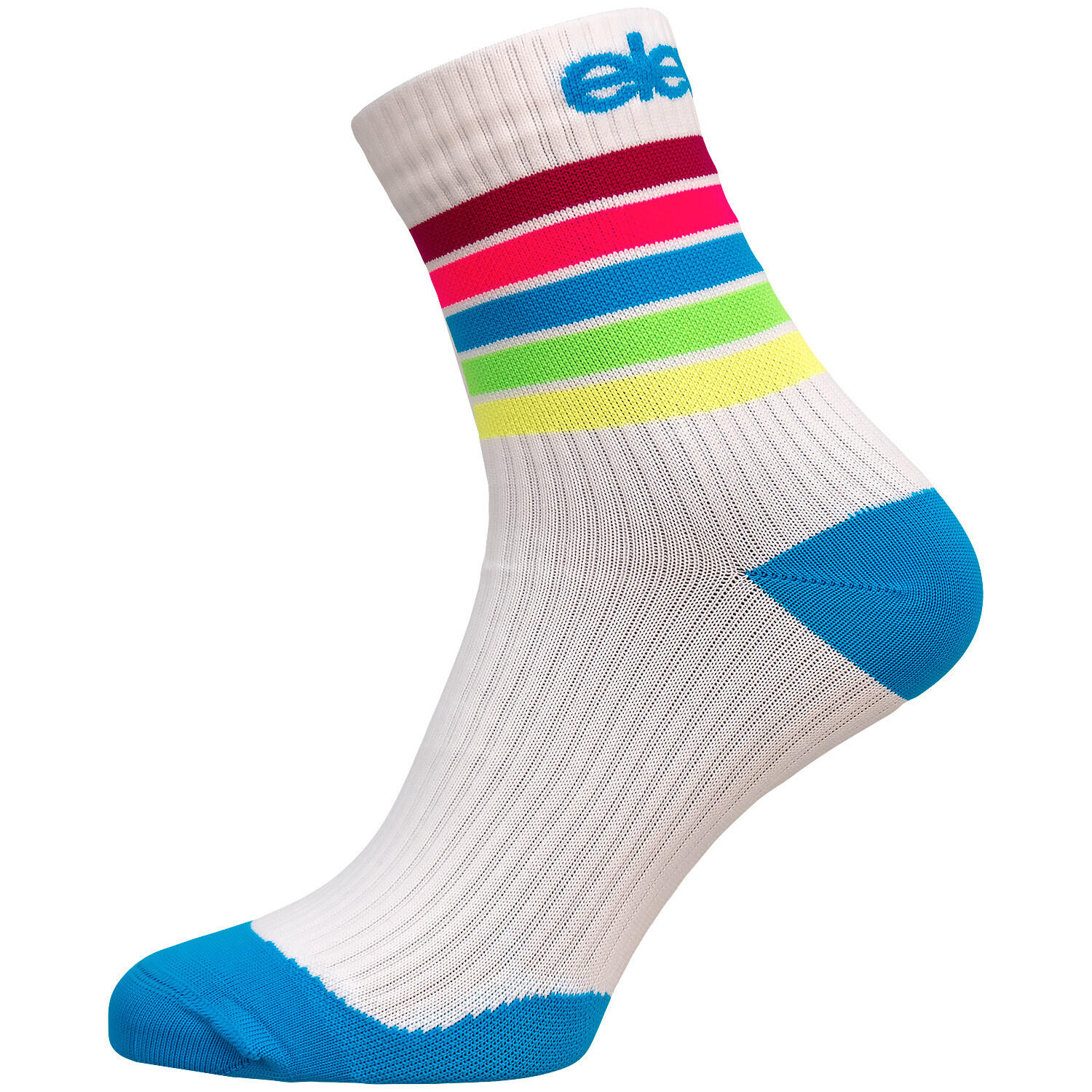 ELEVEN Kompresní ponožky Strada Stripe - bílé
