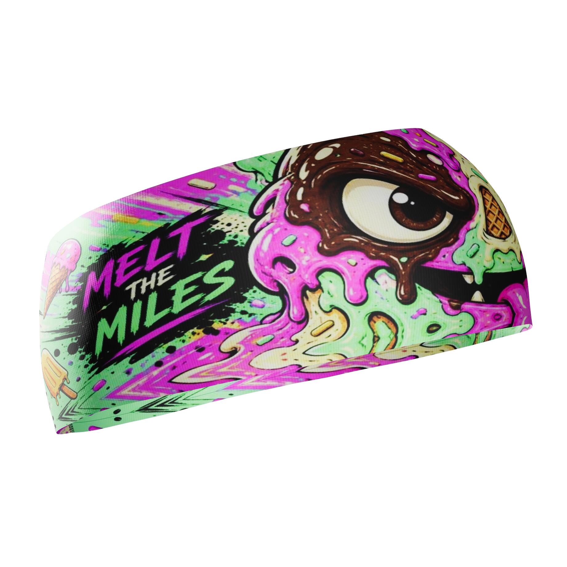 Bandeau de course Elite MELT THE MILES - Sin Costuras y Reversible 2 EN 1 2/5