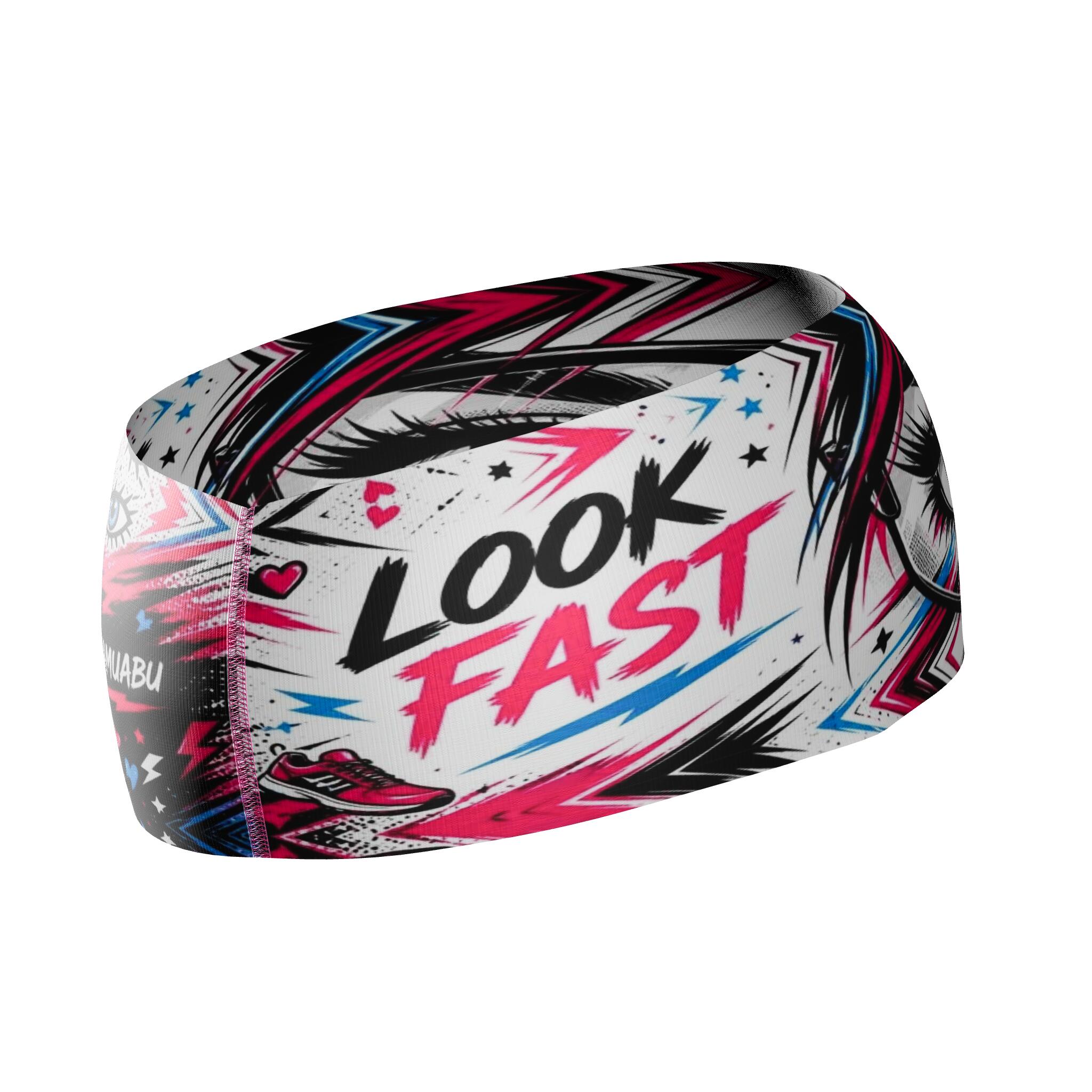 Bandeau de course Elite LOOK FAST - Sin Costuras y Reversible 2 EN 1 2/5