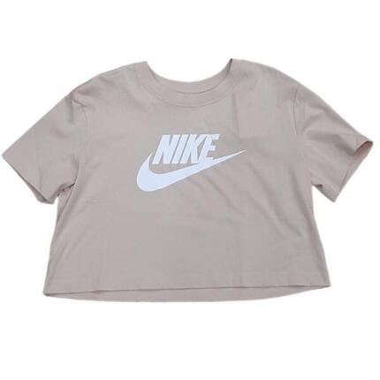 Camiseta Nike sportswear beige para mujer