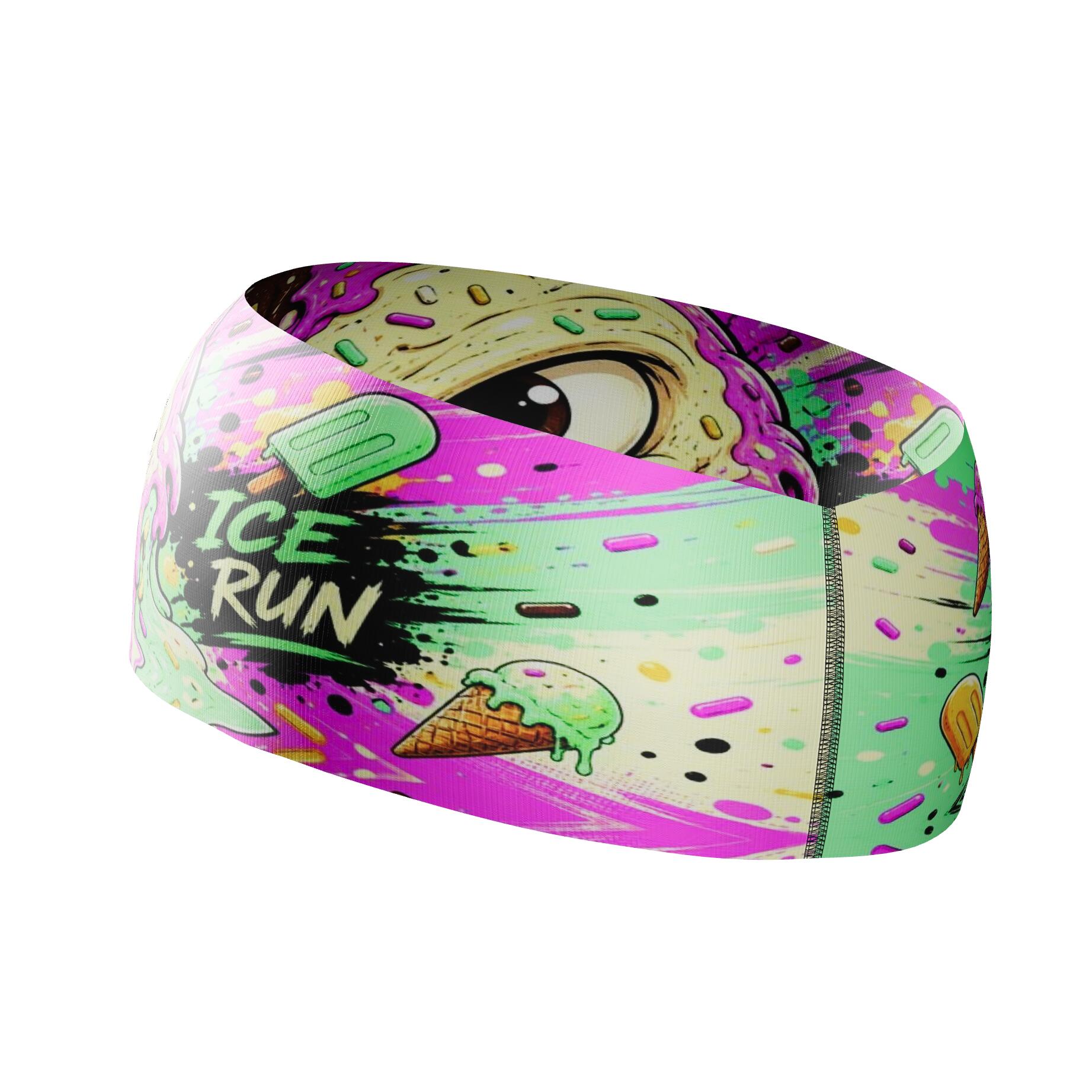 Bandeau de course Elite MELT THE MILES - Sin Costuras y Reversible 2 EN 1 4/5