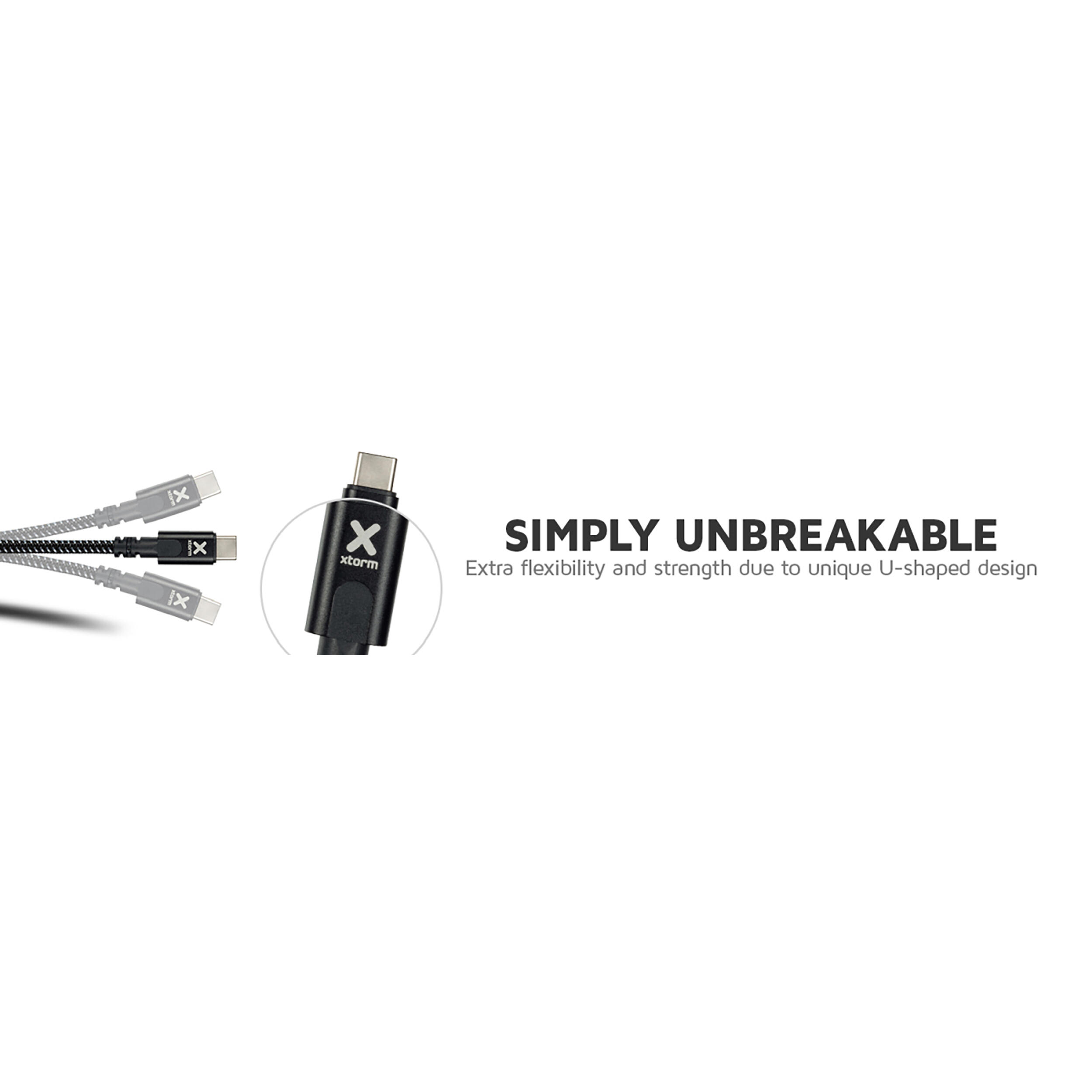 Xtorm original 90-degree USB C to USB-C cable, 1.5-metre fast charging cable 3/7