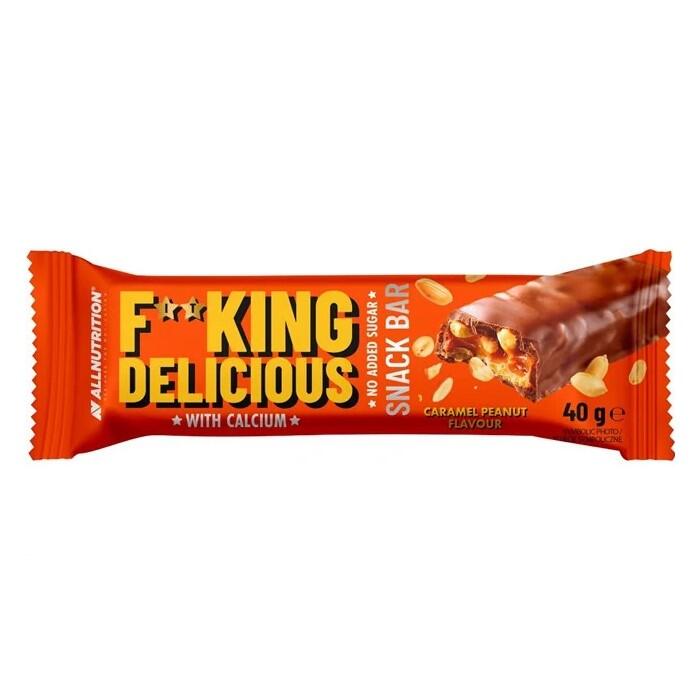 Allnutrition Fitking Delicious Snack Bar 40g x12 Caramel Peanut