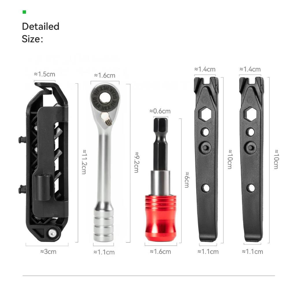 Narzędzie wielofunkcyjne, multitool, klucz grzechotka, klucze do roweru,Rockbros 5/7