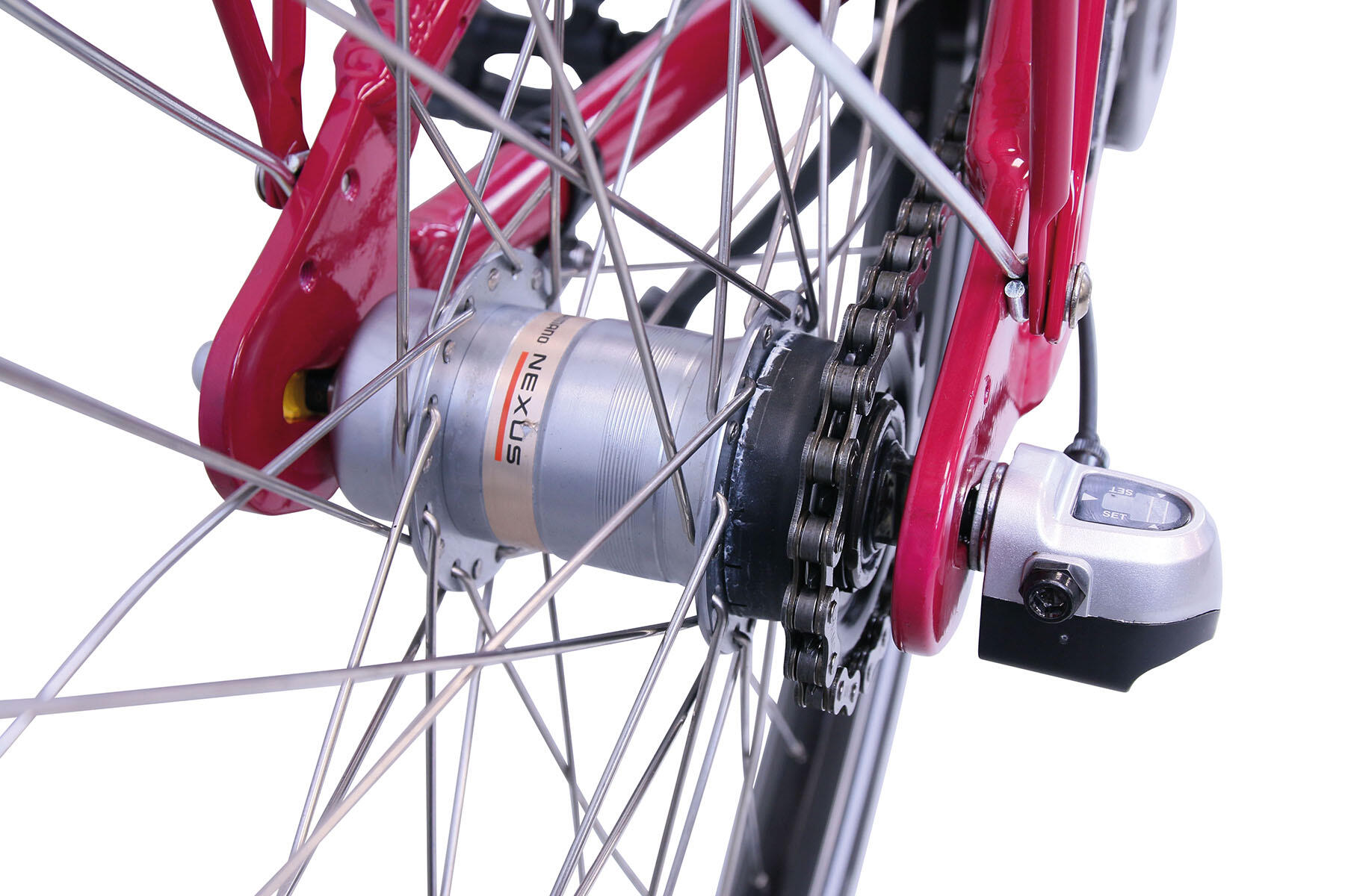 HAWK City Wave Girls Pink Kinderrad 24 Zoll 3-Gang 5/9