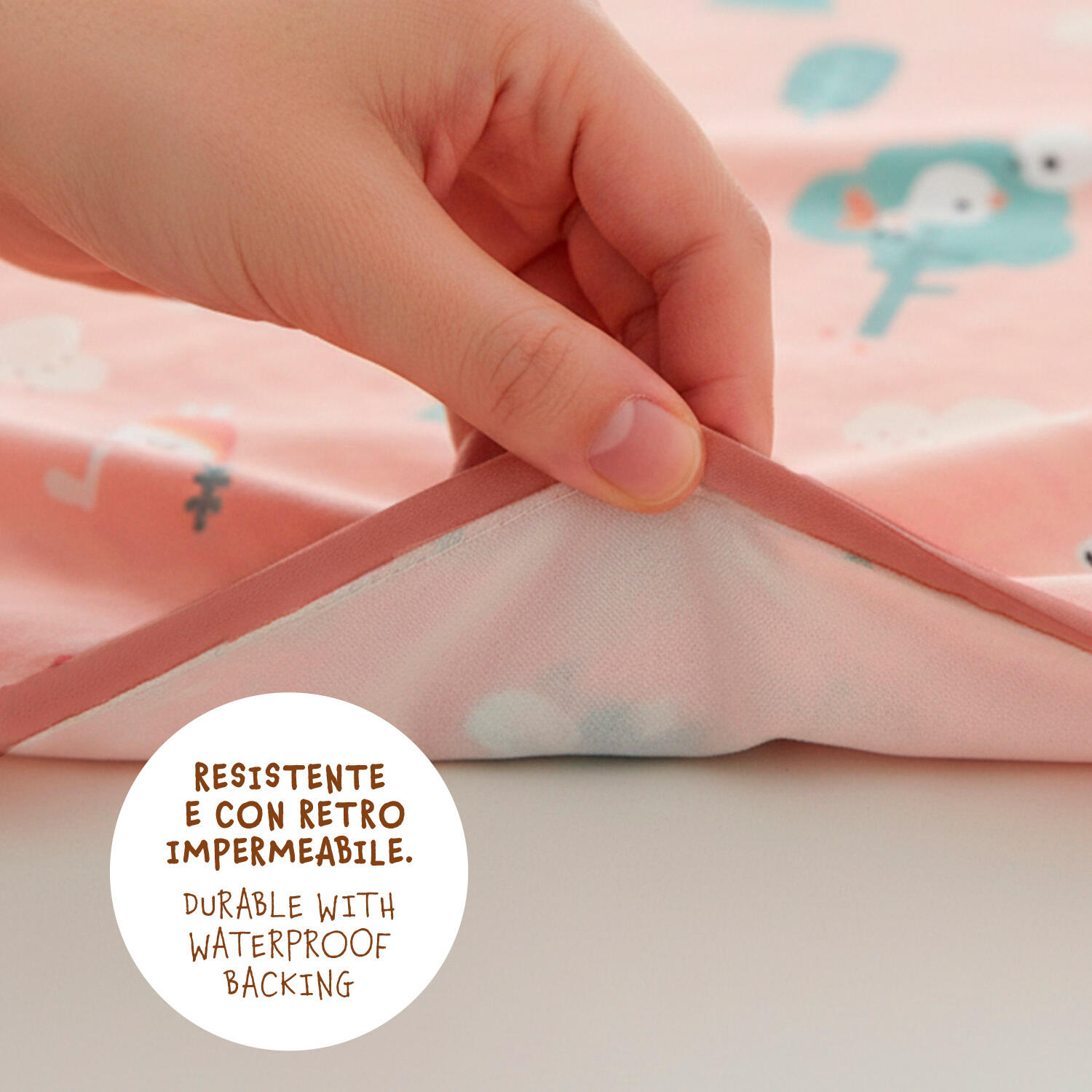 Traversina Impermeabile Bambini 50x70 cm Letto e Viaggio 6/7