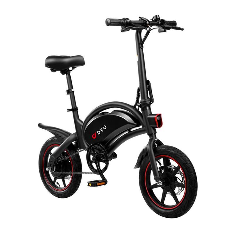 D3F este o bicicletă electrică pentru adulți, cu baterie de 36V 10Ah, 14 inci