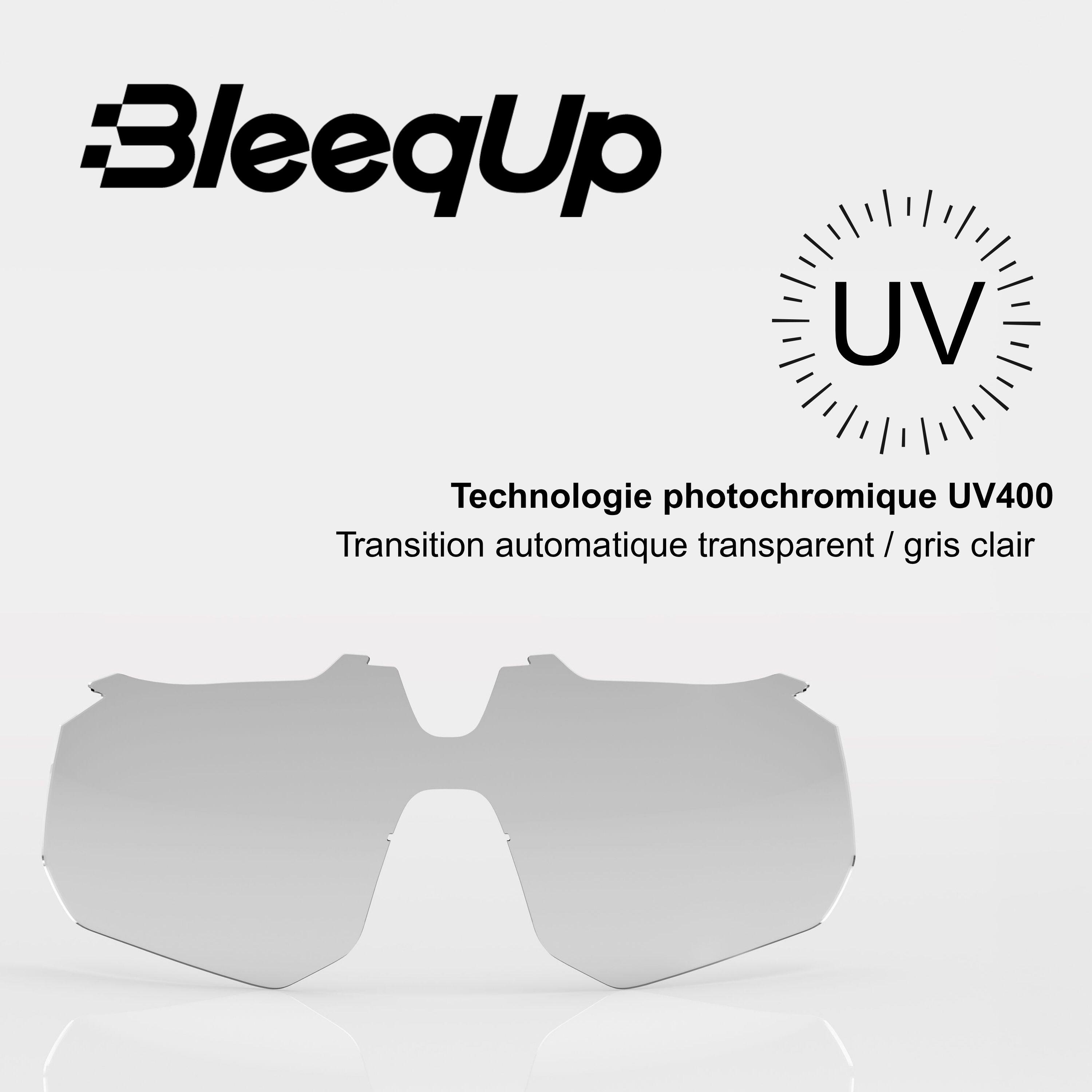 Verres Photochromiques Gris Clair pour Lunettes de Sport 2/4