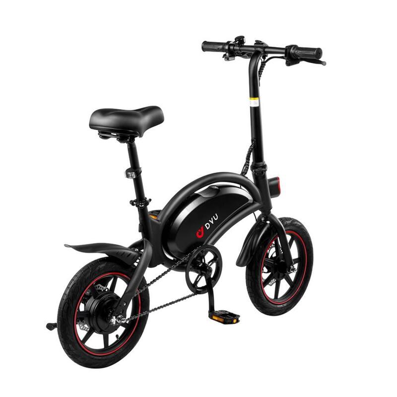 D3F este o bicicletă electrică pentru adulți, cu baterie de 36V 10Ah, 14 inci