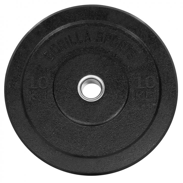 SET D'HALTERE OLYMPIQUE SEMI PRO AVEC POIDS BUMPER 140 KG | MUSCULATION 4/7