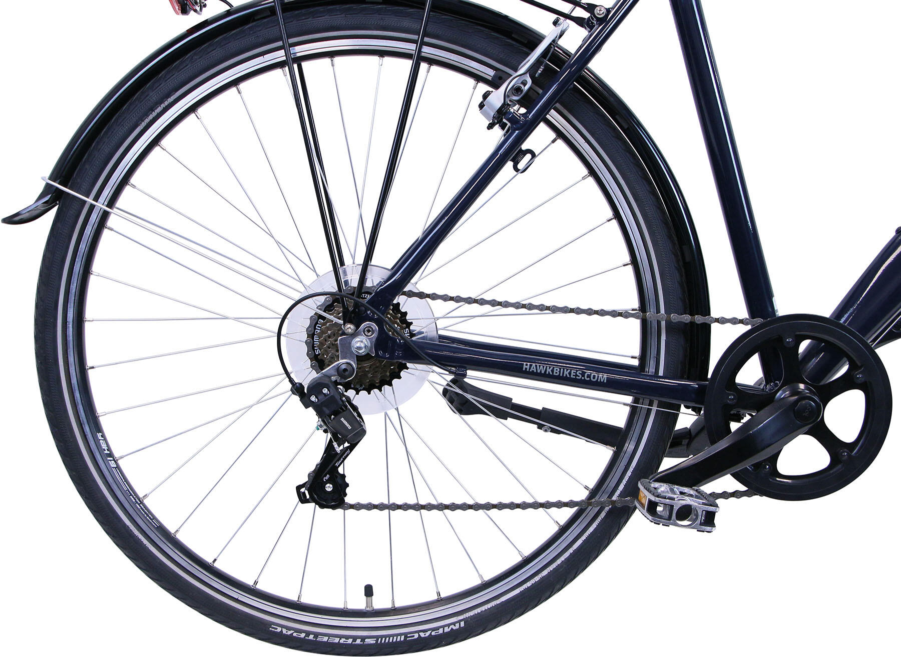 HAWK Citytrek Fahrra Easy Blue Gent 28 Zoll 7-Gang 5/7