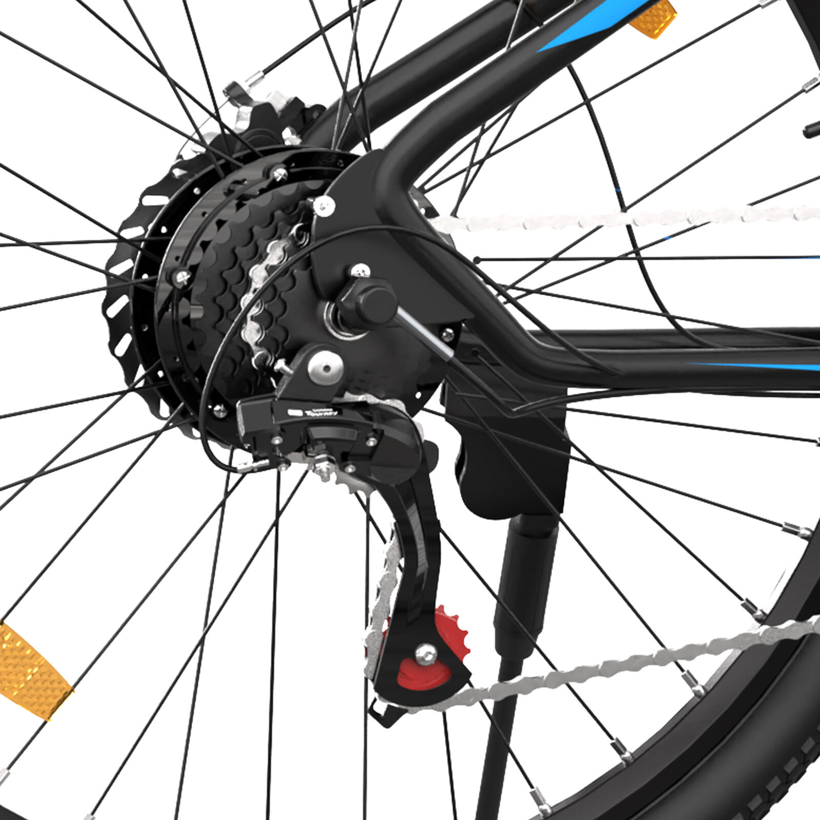Vélo Électrique VTT 26" 250W Batterie 36V 12Ah Autonomie 90KM BK7S 5/7