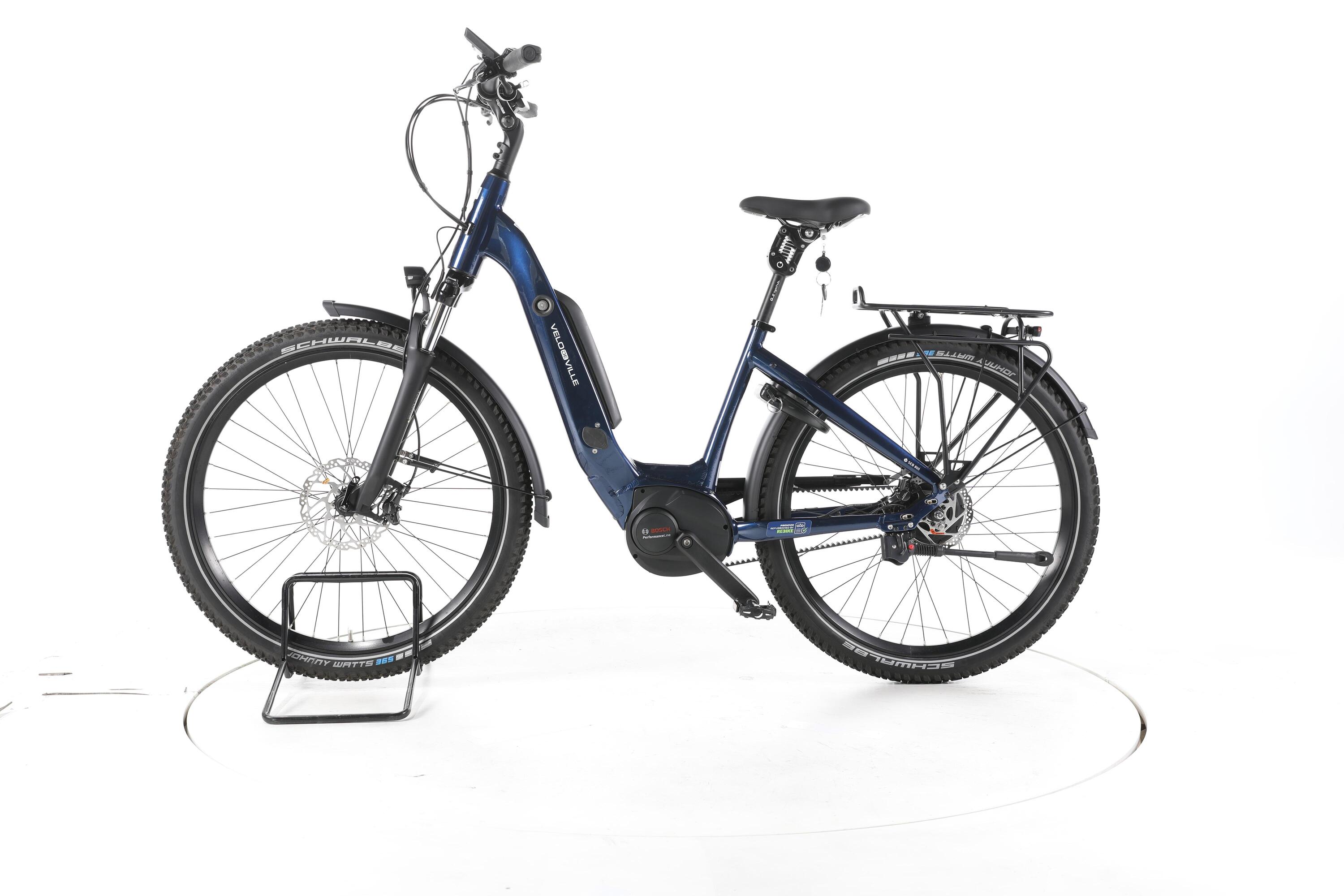 Tweedehands - Velo de Ville SEB 800 City E-Bike Lage instap - Zeer goed 6/7