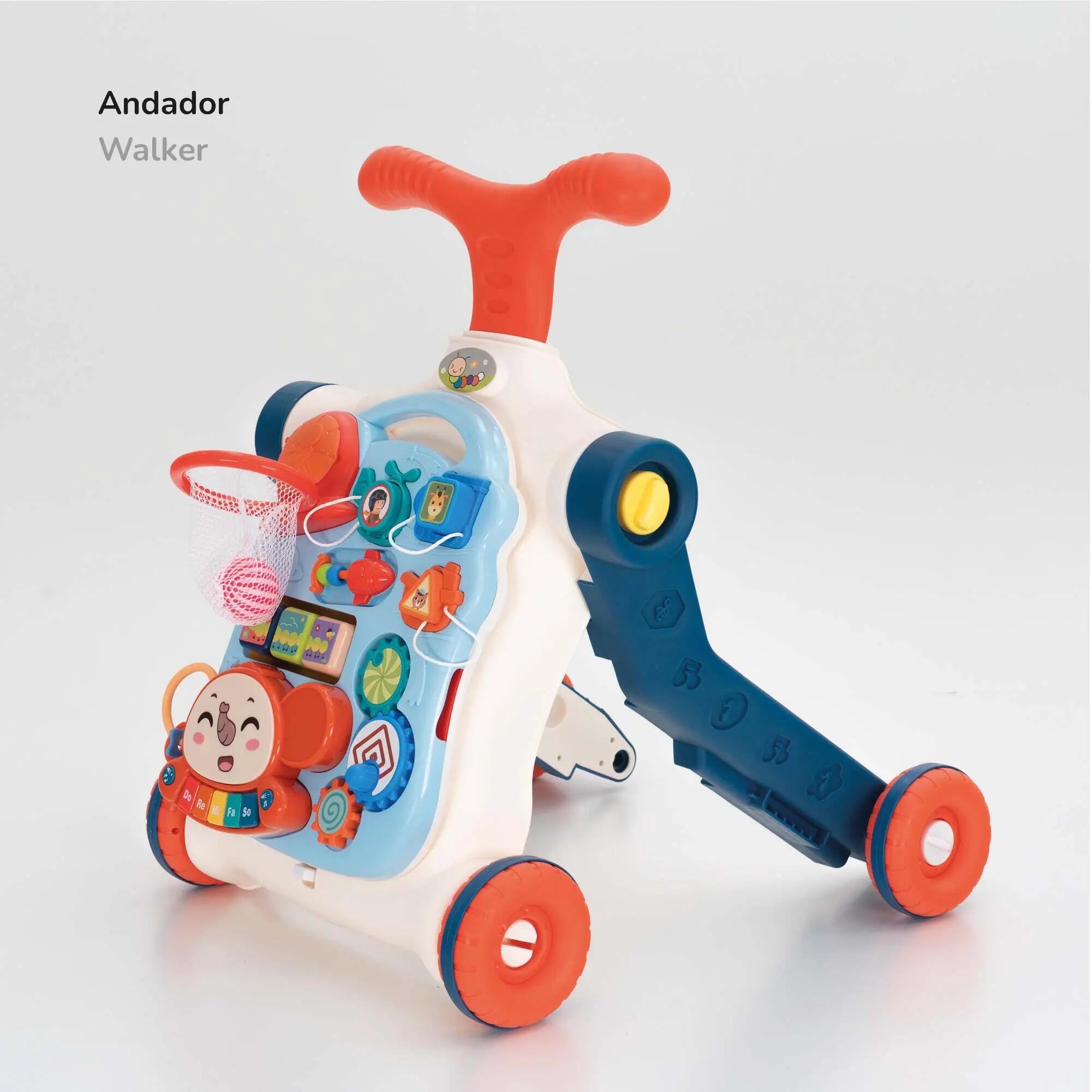 Andador Infantil Evolutivo Robincool Musical Stroller 50x38x60 cm 3/5