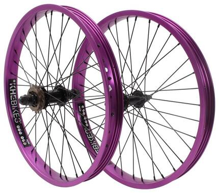 Zestaw kół BMX KHE PRISM 20 cali fioletowy