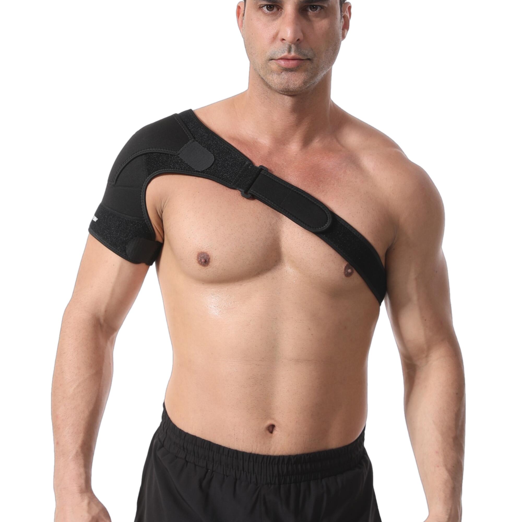 Unisex Fitness Schouderbrace Verstelbaar Neopreen Links en Rechts 3/7
