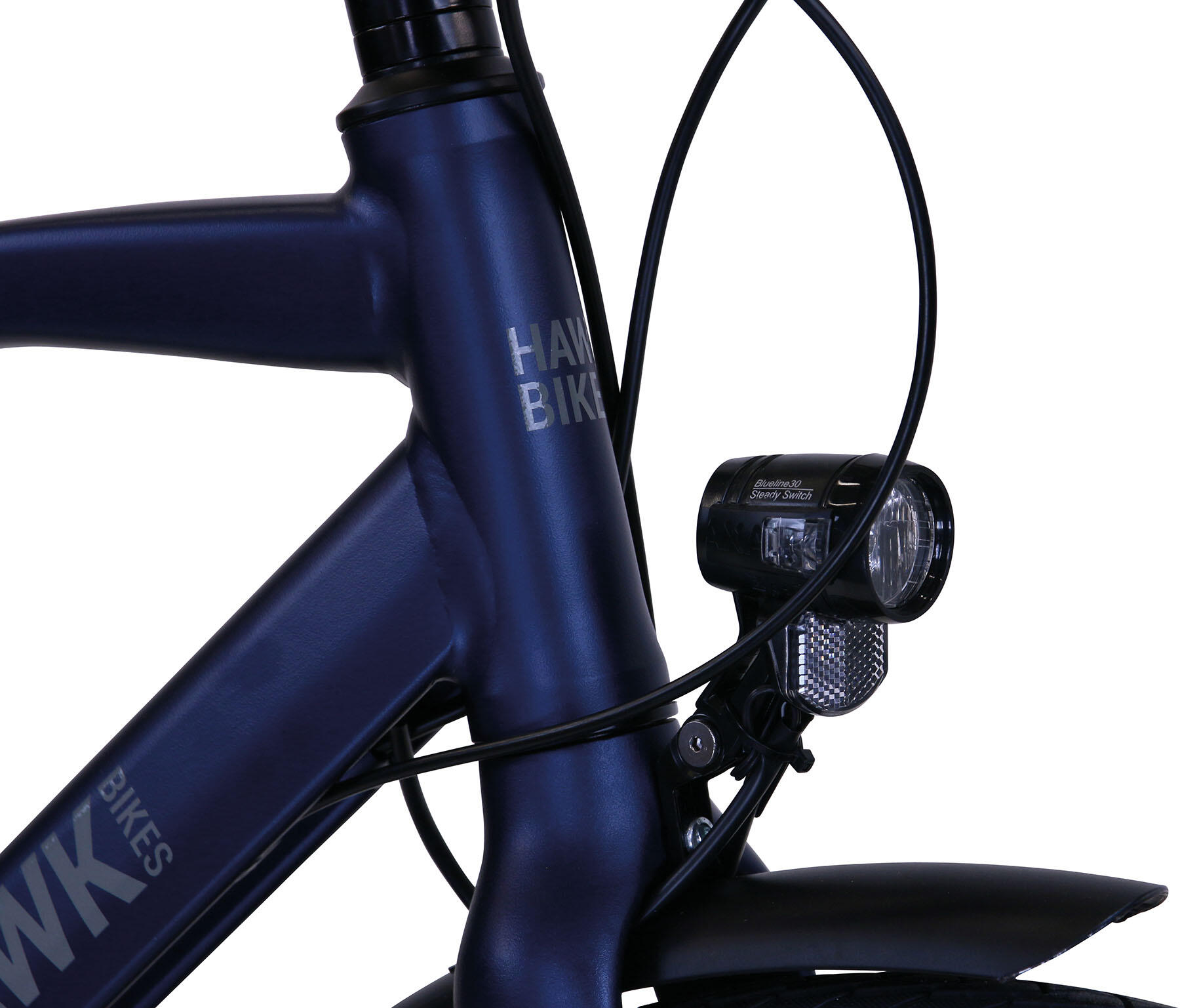 HAWK Trekking Fahrrad Gent Super Deluxe Ocean Blue Urban Bike 3/6
