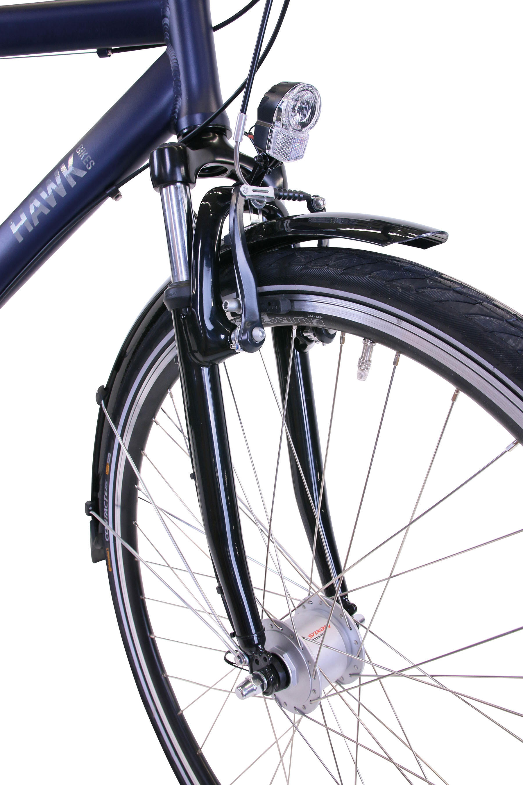 HAWK Citytrek Gent Deluxe Fahrrad Ocean Blue 28-Zoll 7-Gang 3/7
