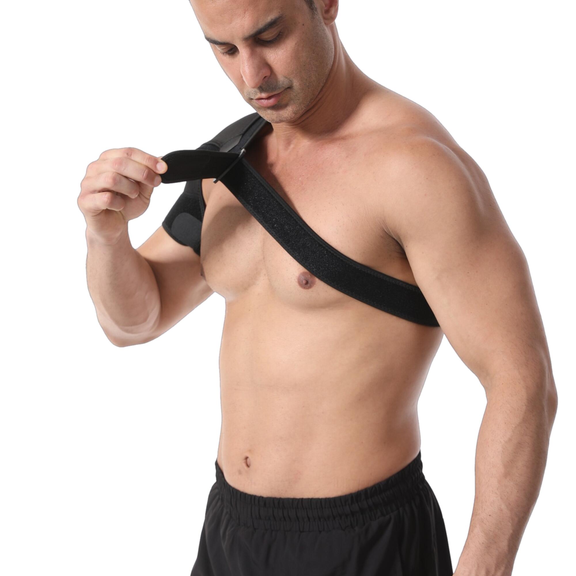 Unisex Fitness Schouderbrace Verstelbaar Neopreen Links en Rechts 5/7
