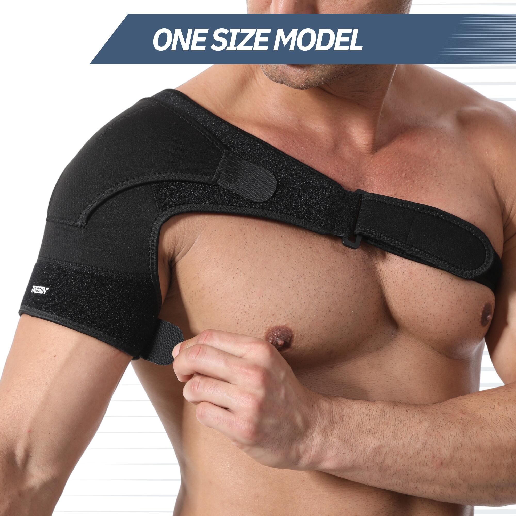 Unisex Fitness Schouderbrace Verstelbaar Neopreen Links en Rechts 7/7