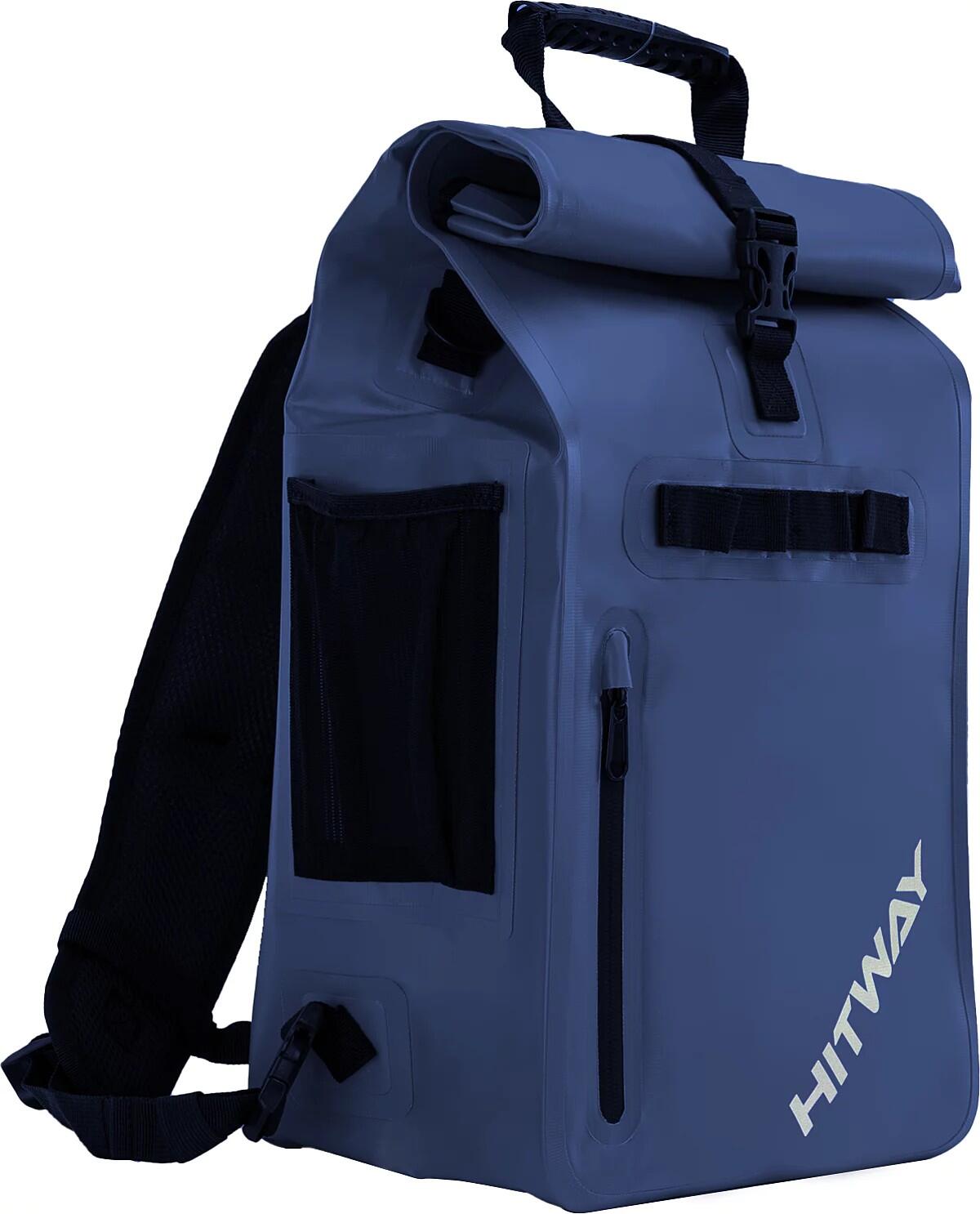 Bolsa de bicicleta impermeável 29L para bagageiro Azul 2/4