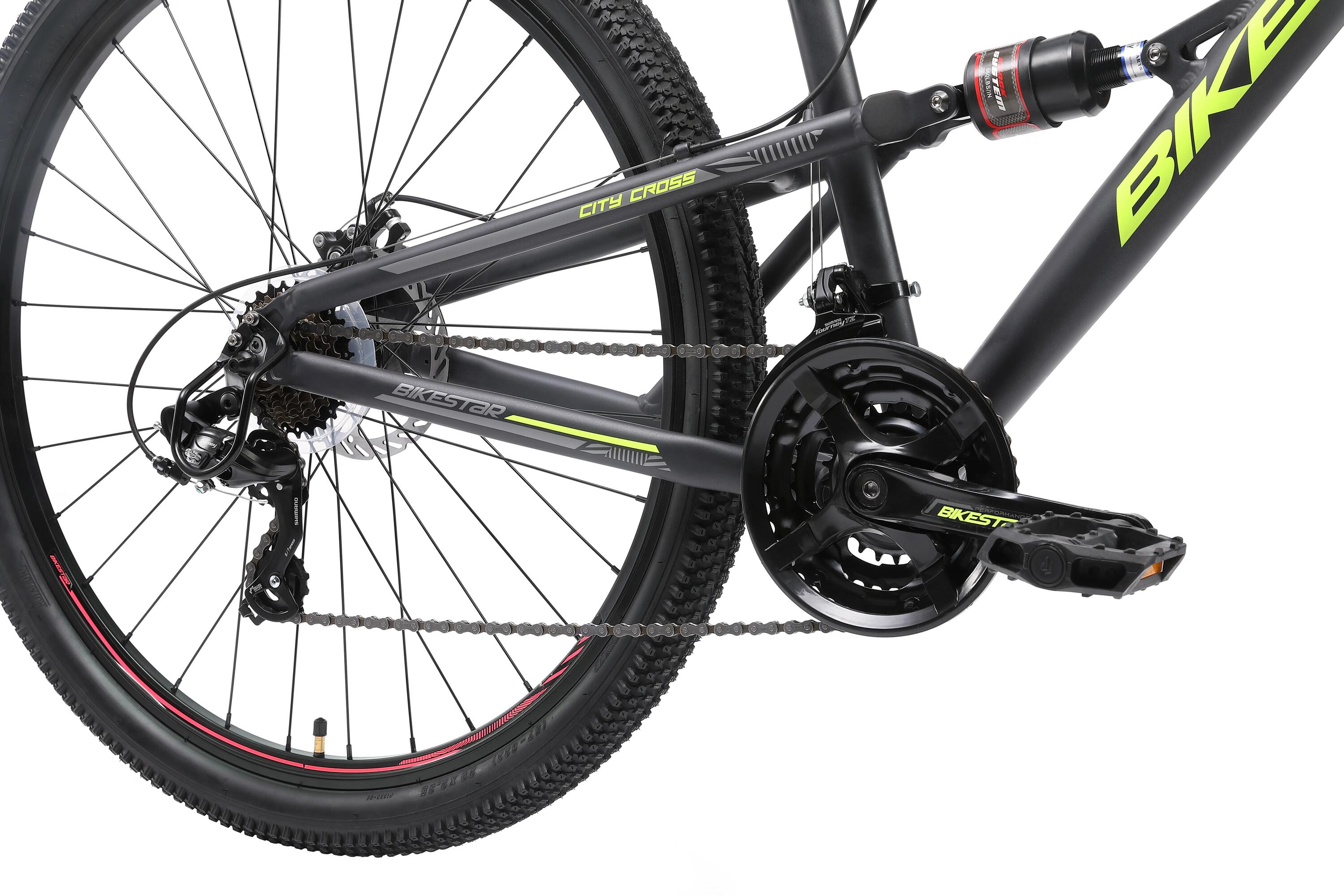 MTB Bicicleta de montaña 29" aluminio, suspensión, 21 marchas, frenos de disco 5/7
